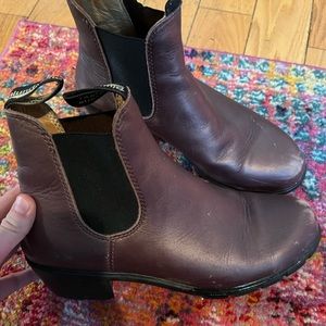 Brown Blundstones with Small Heel